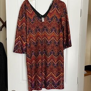 Emma & Michele Multicolor Chevron Tunic